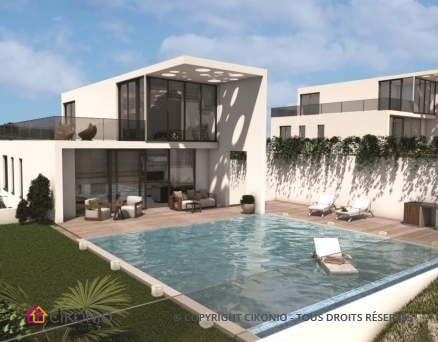 Costa Blanca A côté de Benidorm, superbes villas contemporaines 4 chambres et piscine privée. Vue panoramique. Cikonio