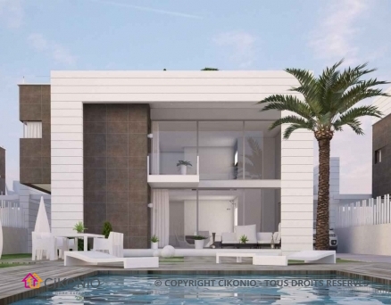 Costa Blanca Très belles villas au design contemporain : 3 chambres, solarium et piscine privative. Cikonio