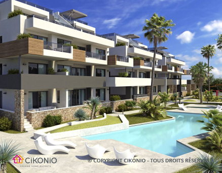 Costa Blanca Villamartin: très beaux appartements dans un quartier calme et résidenciel Cikonio