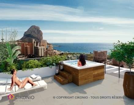Costa Blanca Appartements modernes avec vue sur mer à Calpe Cikonio