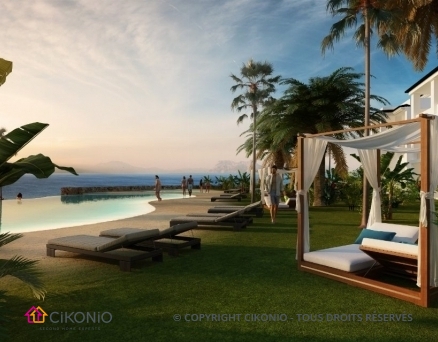 Costa del Sol Extraordinaire complexe d'appartements avec vue panoramique sur la mer: 2 chambres Cikonio